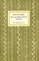 Der ausgewählten Gedichte erster Teil Rainer Maria Rilke
