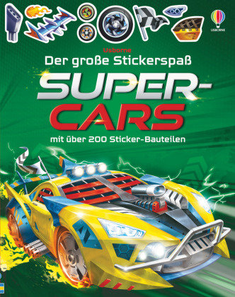 Der große Stickerspaß: Supercars Usborne Verlag
