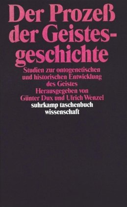 Der Prozeß der Geistesgeschichte Suhrkamp Verlag Ag, Suhrkamp