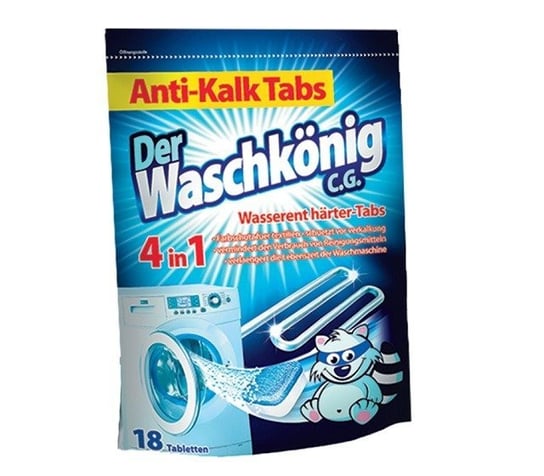 Der Waschkonig C.G. Tabletki odkamieniające do pralki 18szt. Der Waschkonig