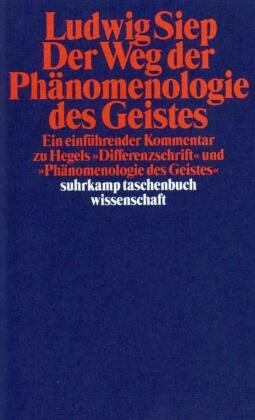 Der Weg der ' Phänomenologie des Geistes' Siep Ludwig