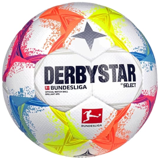 Derbystar Bundesliga Brillant Aps V22 Ball 1808500022, Unisex, Piłki Do Piłki Nożnej, Wielokolorowe DERBYSTAR