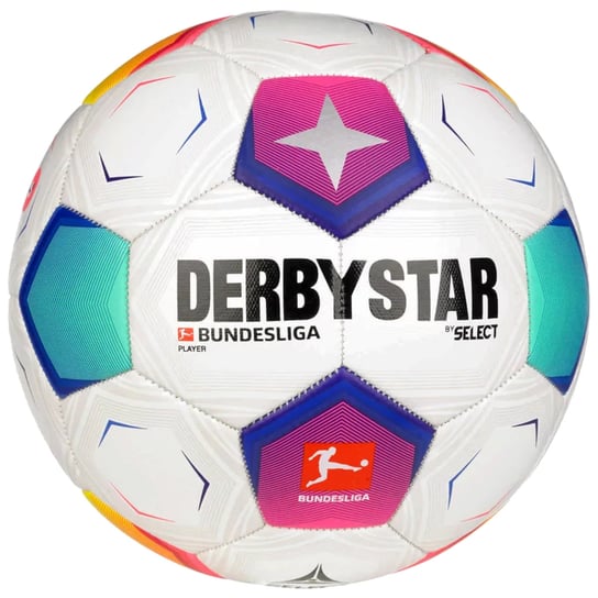 Derbystar Bundesliga Player v23 Ball 162023C, unisex, piłki do piłki nożnej, Białe DERBYSTAR