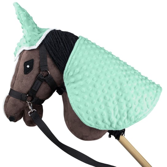 Derka i nauszniki Skippi dla Hobby Horse - zielony - pastelowa Skippi