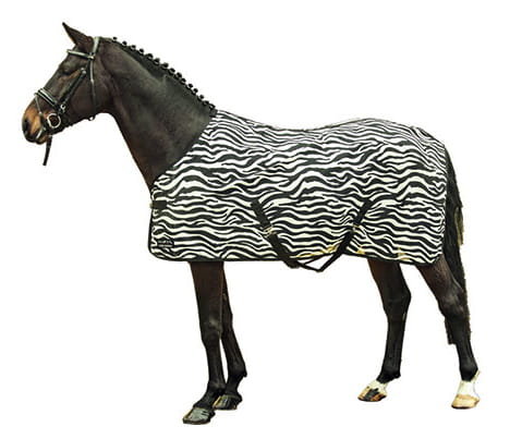 Derka siatkowa HKM Zebra kolor: biały/czarny, rozmiar: 135 Inna marka