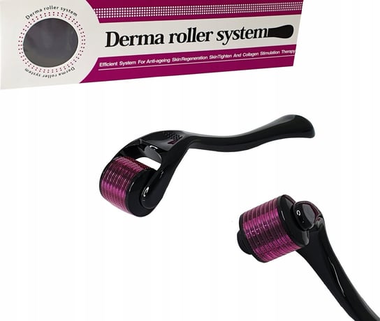 Derma Roller 540 Stal 0,5mm BLACK dermaroller Calissimo