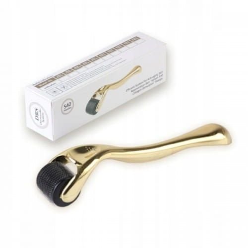 Derma Roller, Urządzenie kosmetyczne do mezoterapii,  540 igieł Gold, 1,00 mm mocurody