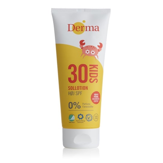 Derma Sun, Kids, krem słoneczny dla dzieci SPF 30 hipoalergiczny, 200 ml Derma