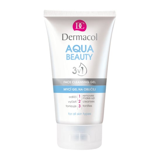 Dermacol Aqua Beauty 3in1 Face Cleansing Gel, Żel do mycia twarzy 150ml Dermacol