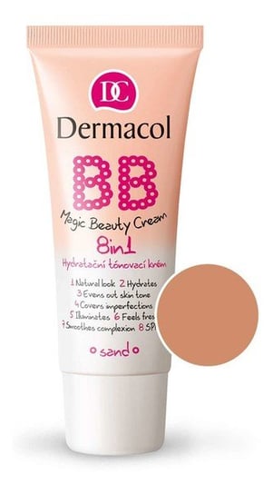 Dermacol, BB Magic Beauty, tonujący krem nawilżający 8w1 2 Sand, 30 ml Dermacol