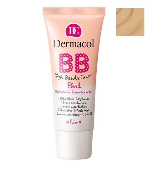 Dermacol, BB Magic Beauty, tonujący krem nawilżający 8w1 4 Fair, 30 ml Dermacol