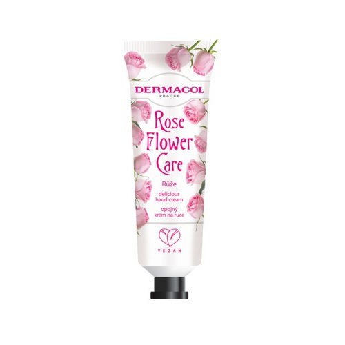 Dermacol, Flower Care Delicious Hand Cream, krem do rąk, Rose, 30ml Dermacol