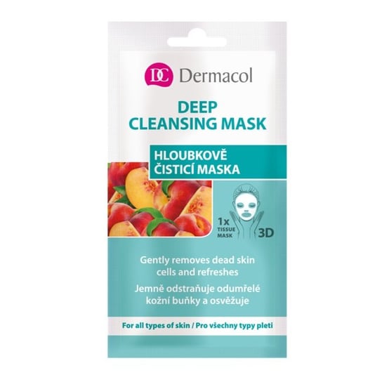 Dermacol, głęboko oczyszczająca maseczka do twarzy w płachcie 3D Deep Cleansing Mask, 15 ml Dermacol