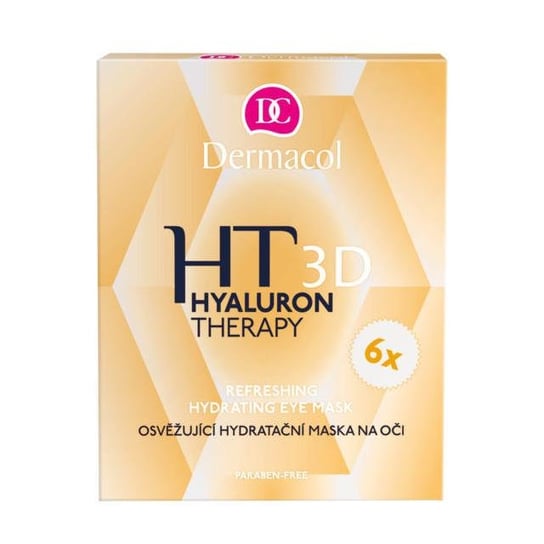 Dermacol, HT 3D Hyaluron Therapy, maska pod oczy Refreshing Hydrating Eye Mask, 6x6 g Dermacol