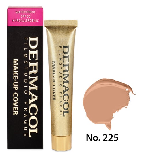 Dermacol, Make-Up Cover, wodoodporny podkład mocno kryjący 225, SPF30, 30g Dermacol