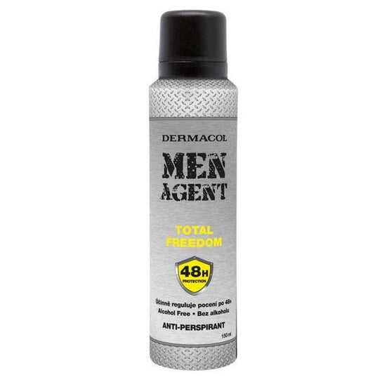 Dermacol, Men Agent, antyperspirant spray Total Freedom Anti-perspirant, 150 ml Dermacol