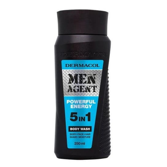 Dermacol, Men Agent, żel do mycia ciała Powerful Energy Body Wash, 5in1, 250 ml Dermacol