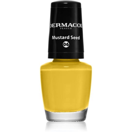 Dermacol Mini lakier do paznokci odcień 06 Mustard Seed 5 ml Dermacol