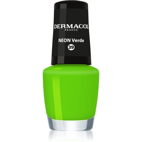 Dermacol Neon neonowy lakier do paznokci odcień 39 Verde 5 ml Dermacol