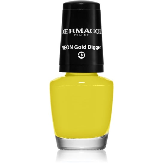 Dermacol Neon neonowy lakier do paznokci odcień 43 Gold Digger 5 ml Dermacol