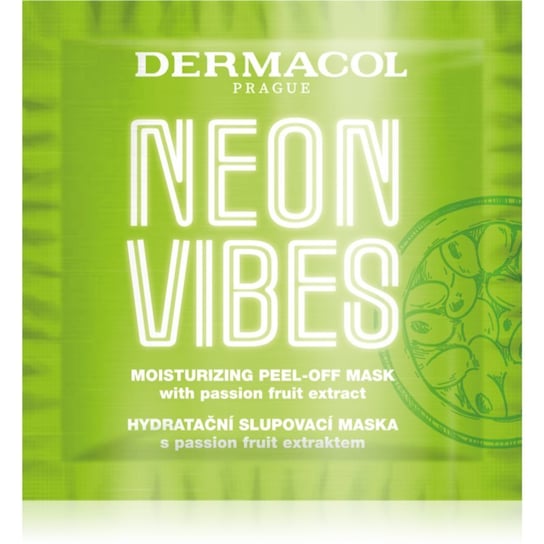 Dermacol Neon Vibes maska złuszczająca o działaniu nawilżającym 8 ml Dermacol