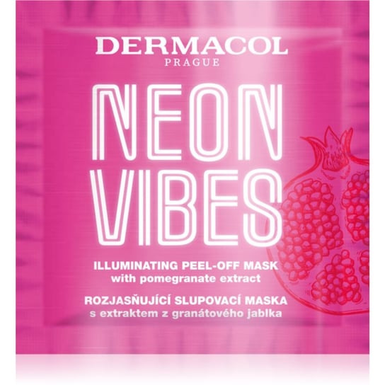 Dermacol Neon Vibes odświeżająca maseczka złuszczająca dla natychmiastowego rozświetlenia 8 ml Dermacol