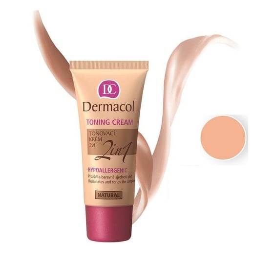 Dermacol, Toning Cream, podkład do twarzy Natural, 30 ml Dermacol