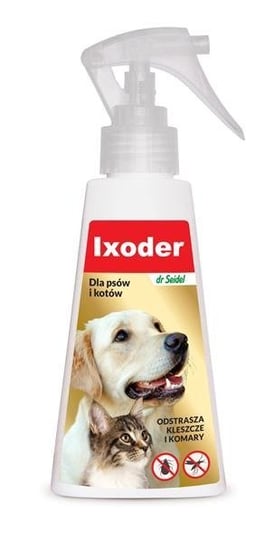 Dermapharm dr seidel ixoder spray dla psów odstraszający kleszcze i komary 100 ml DermaPharm