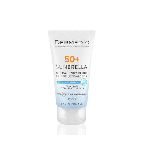 DERMEDIC SUNBRELLA krem ochronny SPF50+ do skóry naczyniowej, 40ml Dermedic