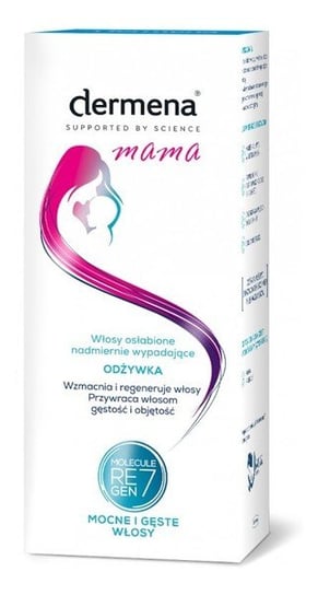 Dermena Mama Nawilżający Odżywka do włosów osłabionych dla kobiet w ciąży i po porodzie 200ml Dermena