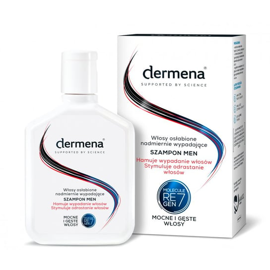 Dermena, Men, szampon hamujący wypadanie włosów, 200 ml Dermena