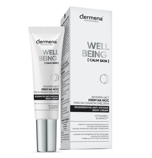 Dermena® Professional Well Being Calm Skin Regenerujący Krem Na Noc Przeciw Oznakom Zmęczenia Dermena