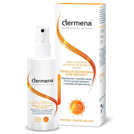 Dermena, Sun Protect, Mgiełka ochronna do włosów, 125 ml Dermena