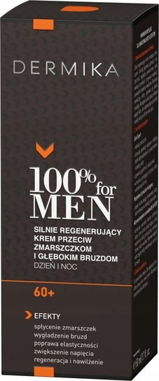 Dermika 100% For Men, Regenerujący Krem Do Twarzy Dla Mężczyzn 60+, 50ml Dermika