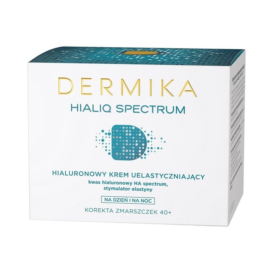Dermika, Hialiq Spectrum, hialuronowy krem uelastyczniający na dzień i na noc 40+, 50 ml Dermika