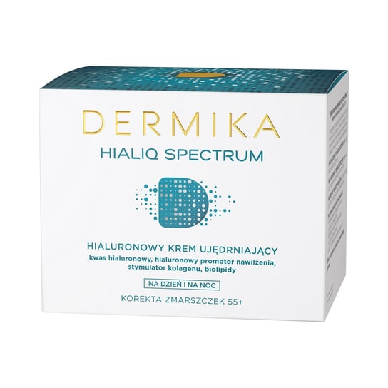 Dermika, Hialiq Spectrum, krem multiaktywny na dzień i na noc 55+, 50 ml Dermika