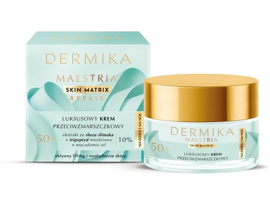 Dermika Maestria, Luksusowy Krem Przeciwzmarszczkowy 50+ Na Dzień I Na Noc, 50 Ml Dermika