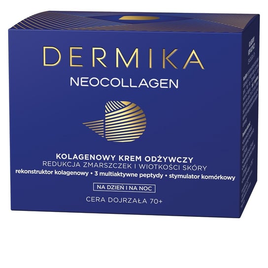 Dermika, Neocollagen, multikolagenowy krem odżywczy do redukcji zmarszczek i wiotkości skóry 70+, 50 ml Dermika