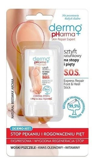 Dermo Pharma, sztyft ratunkowy na stopy i pięty S.O.S., 13 g Dermo Pharma