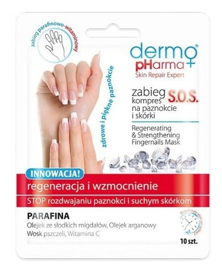 Dermo Pharma, zabieg kompres na paznokcie i skórki S.O.S, 10 szt. Dermo Pharma