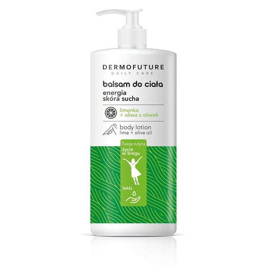 DermoFuture Daily Care Balsam do ciała do skóry suchej energia limonka & oliwa z oliwek 480ml DermoFuture