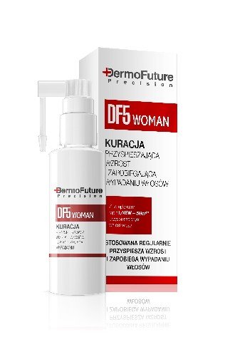 Dermofuture Precision, DF5, kuracja przeciw wypadaniu i przyspieszająca wzrost włosów, 30 ml DermoFuture