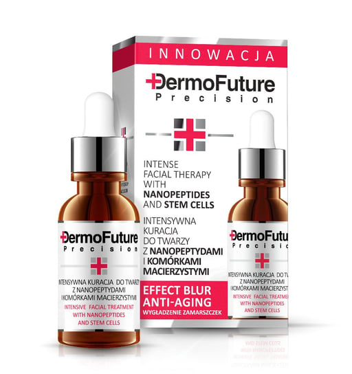 Dermofuture Precision, intensywna kuracja z nanopeptydami i komórkami macierzystymi do twarzy, 20 ml DermoFuture