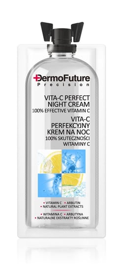 Dermofuture Precision, perfekcyjny krem na noc 100% skuteczności witaminy C, 12 ml DermoFuture