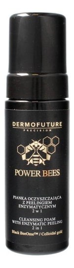DermoFuture, Precision Power Bees, pianka oczyszczająca z peelingiem 2w1, 150 ml DermoFuture