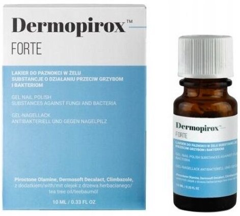 Dermopirox, Forte, Lakier do paznokci grzybica, 10 ml Dermopirox