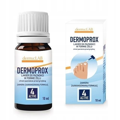 Dermoprox, Lakier w żelu na grzybicę paznokci, 10 ml Dermoprox
