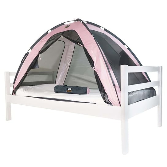 DERYAN Moskitiera namiot na łóżko, 200x90x110 cm, różowa Deryan