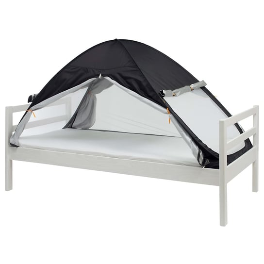 DERYAN Moskitiera namiot na łóżko, pop-up, 200x90x110 cm, czarna Deryan
