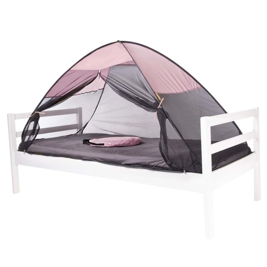 DERYAN Moskitiera namiot pop-up na łóżko, 200x90x110 cm, różowa Deryan